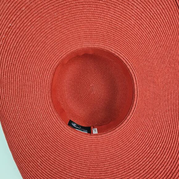 Red San Diego Hat Co. Hat wide brimmed sunhat EUC - Picture 7 of 9